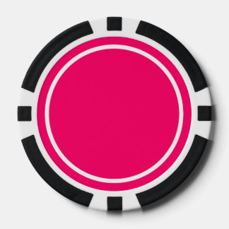 Jetons De Poker Rose chaud