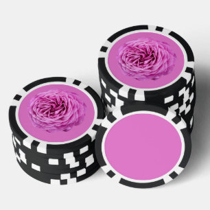 Jetons De Poker Rose découpée rose vif