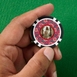 Jetons De Poker Rose Fleur Unique 40e Anniversaire
