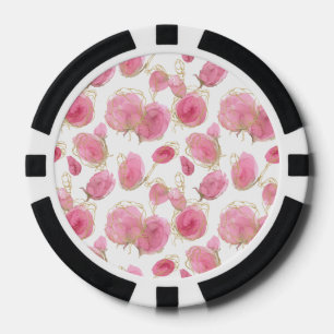 Jetons De Poker Roses roses