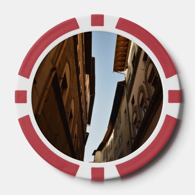 Jetons De Poker Rue baignée de soleil (Recto)