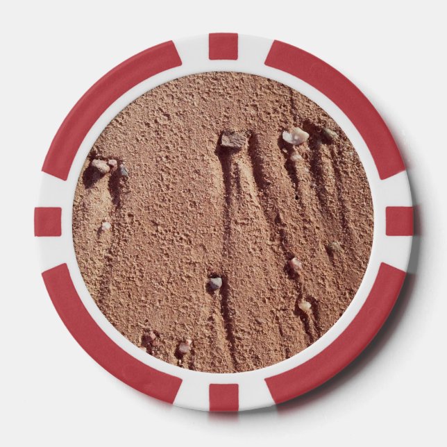 Jetons De Poker Sable et galets (Recto)