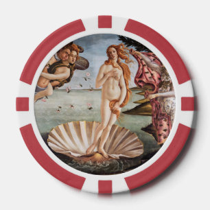 Jetons De Poker Sandro Botticelli - Naissance de Vénus