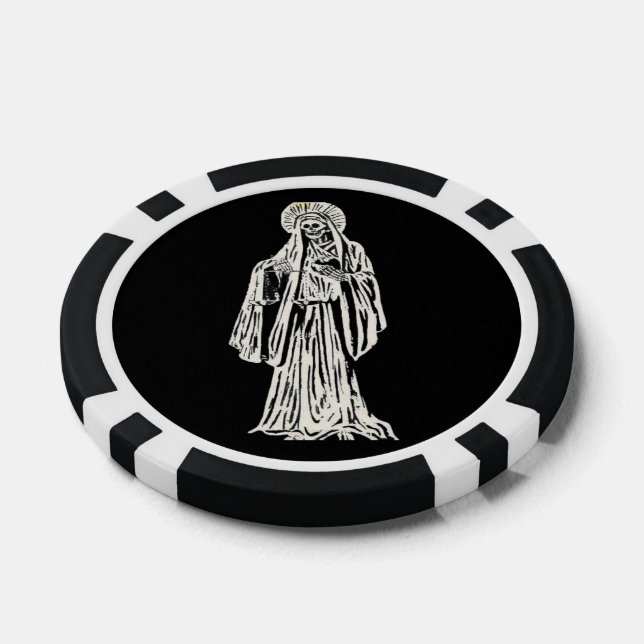 Jetons De Poker Santa Muerte (Simple)