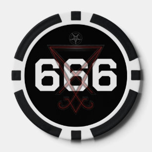 Jetons De Poker Satanique