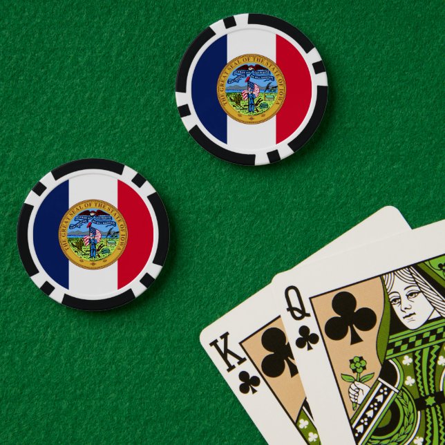Jetons De Poker Sceau de l'Iowa, Iowa (Table de poker (double))