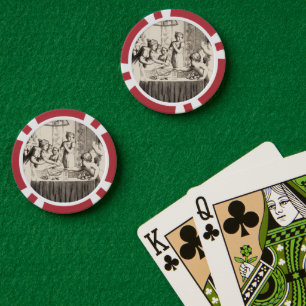 Jetons De Poker Scène de roulette à Paris dans les années 1790 Amo
