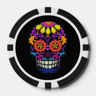 Jetons De Poker Sens Look Sugar Skull belle