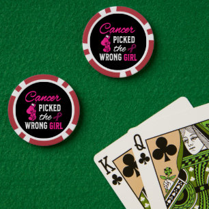 Jetons De Poker Sensibilisation à la lutte contre le cancer, cette