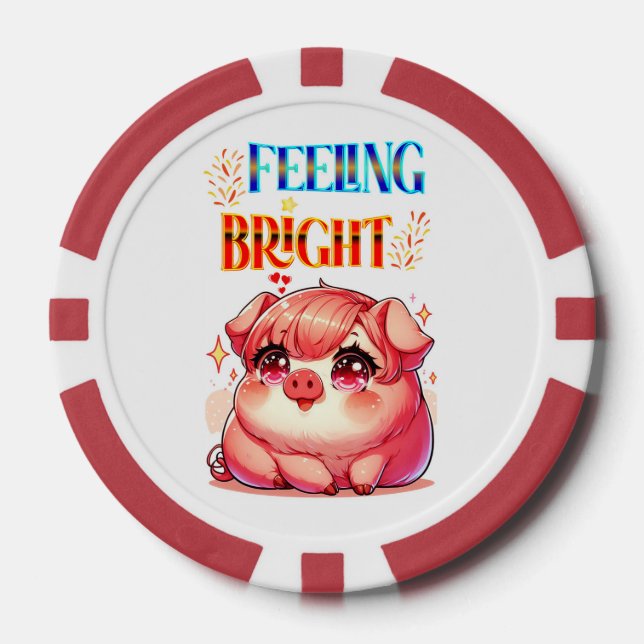 Jetons De Poker Sentiment d'éclat (Recto)