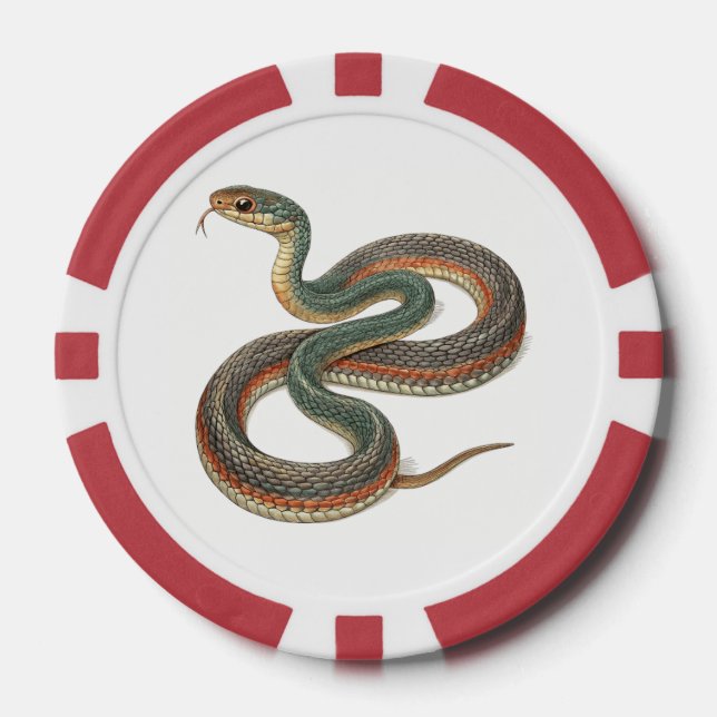 Jetons De Poker Serpent (Recto)