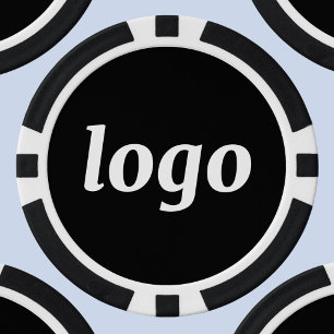 Jetons De Poker Simple Logo Entreprise Promotion Marque