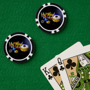 Jetons De Poker SlipperyJoe Hanukkah nature morte symbolique fête 