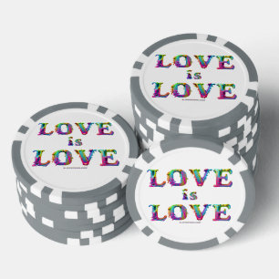 Jetons De Poker SlipperyJoe l'amour est amour dégoulinant fondu dy