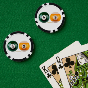 Jetons De Poker SlipperyJoe's 69 table de billard dur deux billiar
