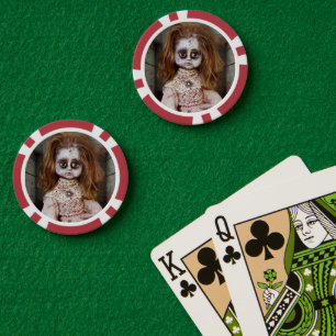 Jetons De Poker SlipperyJoe's déplaisante poupée visage pâle sang 