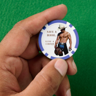 Jetons De Poker SlipperyJoe's sauve cheval monter chapeau de cowbo
