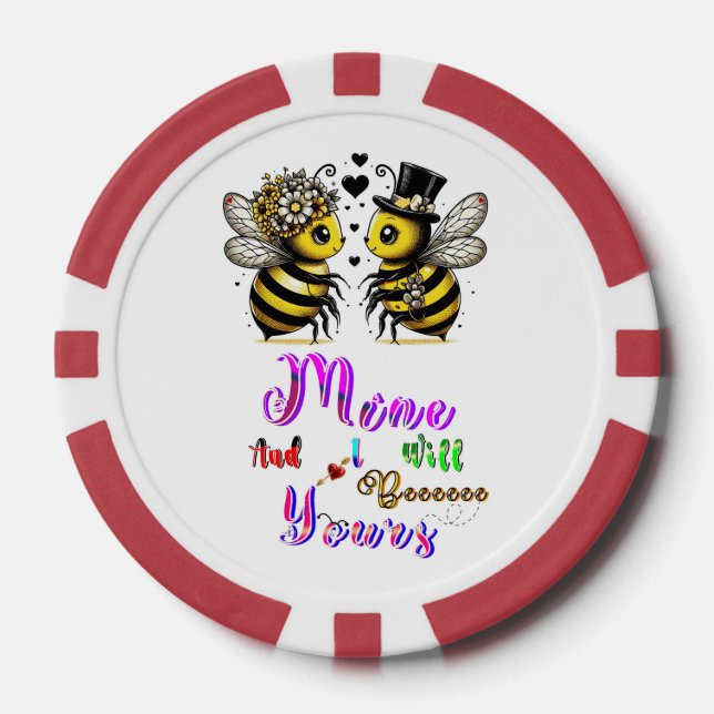 Jetons De Poker Sois Mienne Et Je Serai Tien (Recto)
