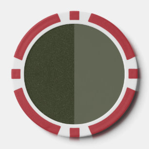 Jetons De Poker Split Moss Green Custom Poker Chip
