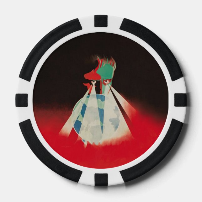Jetons De Poker Stare Science-Fiction - Chips de Poker (Recto)