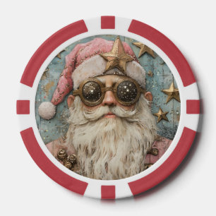 Jetons De Poker Steampunk Santa Claus