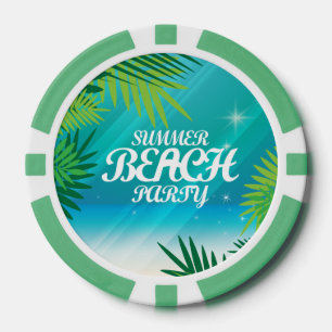 Jetons De Poker Summer Beach Party