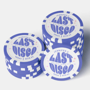Jetons De Poker Super Retro Dernier Disco Bachelorette Week-end