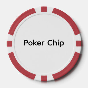 Jetons De Poker Supprimer ce texte et ajouter votre propre concept