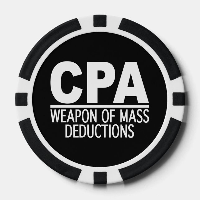jetons de poker sur mesure CPA (Recto)