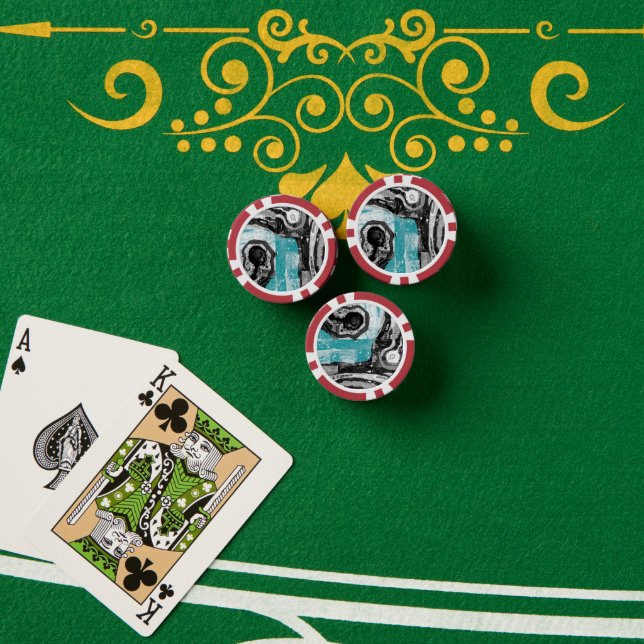 Jetons De Poker Surface Current – Flux & Structure Poker  (Table de poker (pile))