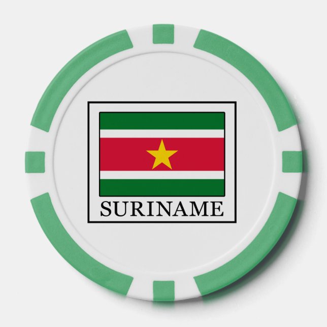 Jetons De Poker Suriname (Recto)