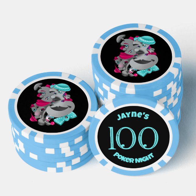 Jetons De Poker Surreal Puzzle fait face à Poker Chip (Empiler)