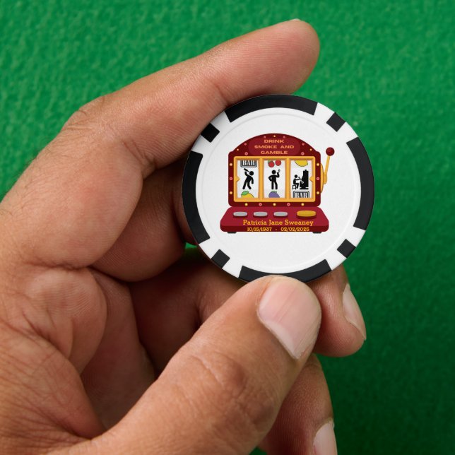 Jetons De Poker Sweaney Famille Nous Buvons Fumée & Gamble Poker C (main)