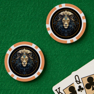 Jetons De Poker Symbole d'Imaginaire Léon Noir Moderne