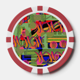 Jetons De Poker Symboles de l'arc-en-ciel