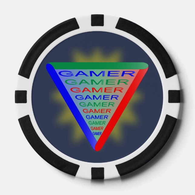 Jetons De Poker Système de jeu Ultimate Gamer 3 Couleurs RVB (Recto)