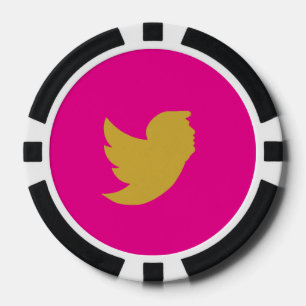 JETONS DE POKER T POKER DE CONCEPTION D'OISEAUX