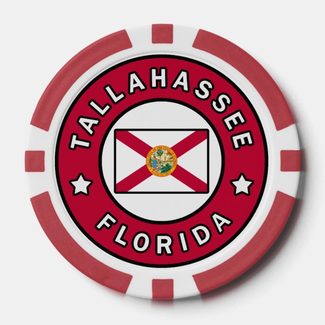 Jetons De Poker Tallahassee Floride (Recto)