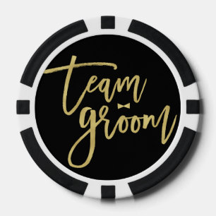 Jetons De Poker Team Groom Bow Cravate Bachelor Party Poker Chips