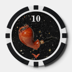 Jetons De Poker Teddy Poker Chip Black Space (2 côtés) Rev-1