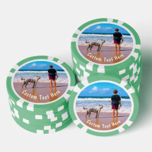 Jetons De Poker Téléchargez votre photo de compagnie Poker Chips C