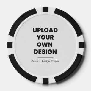 Jetons De Poker Téléchargez votre propre design ici Modèle perso