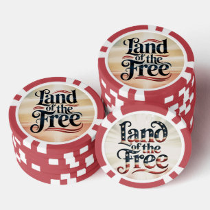 Jetons De Poker Terre des Libres