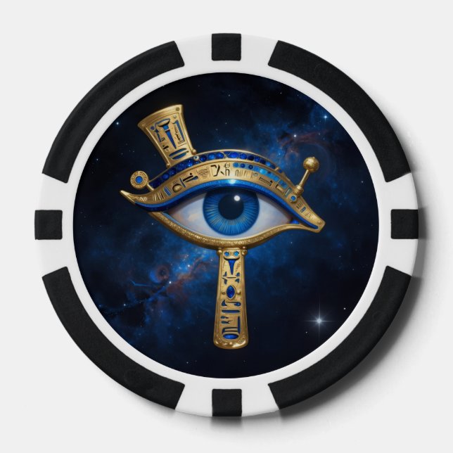 Jetons De Poker The Egyptian Eye´7 (Recto)