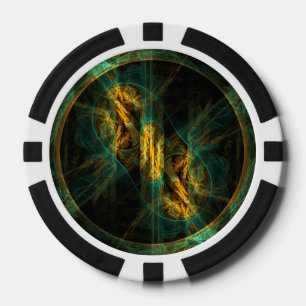 Jetons De Poker The Eye of the Jungle Abstract