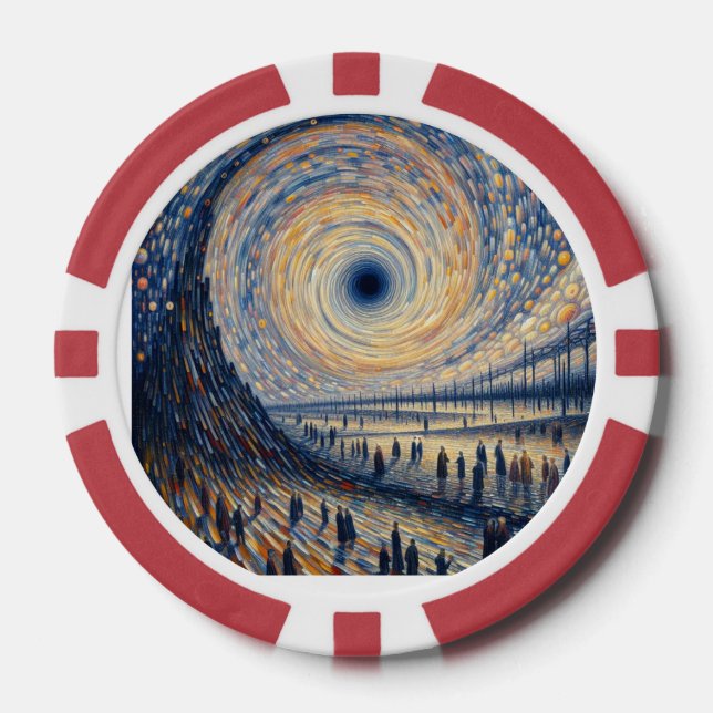 Jetons De Poker "The Royal Flush Robbery : A Poker Chip Heist" (Recto)