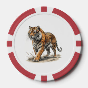 Jetons De Poker Tigre