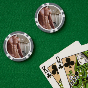 Jetons De Poker Torse d'homme musclé torse nu sixpack de SlipperyJ