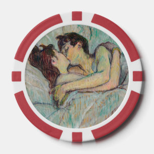 Jetons De Poker Toulouse-Lautrec - Au lit, le baiser