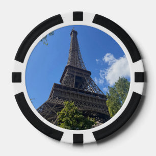 Jetons De Poker Tour Eiffel, Paris, France